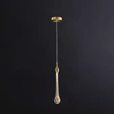 Modern Personality Creative Crystal Drops LED Pendant Light
