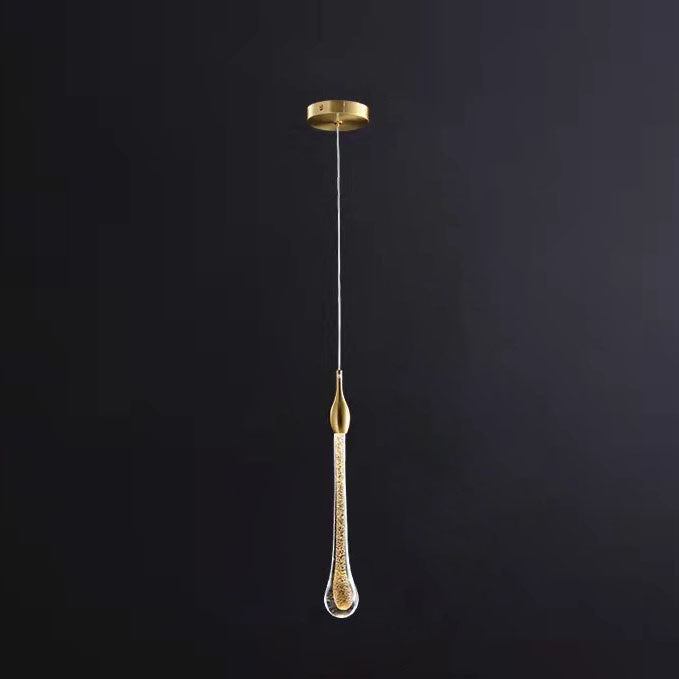 Modern Personality Creative Crystal Drops LED Pendant Light