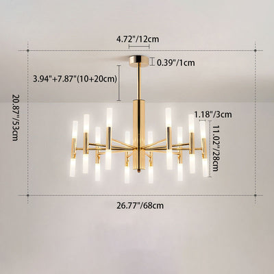 Moderne minimalistische drehbare LED-Wandleuchte