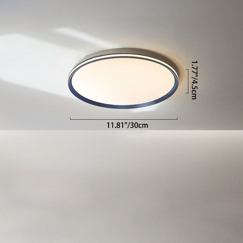 Luz de techo empotrada LED redonda acrílica moderna minimalista para dormitorio 