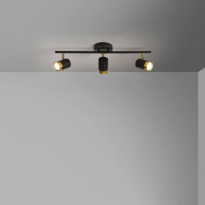 Moderne kreative Acryl-Track-Spotlight LED-Deckenleuchte mit halb bündigem Einbau 