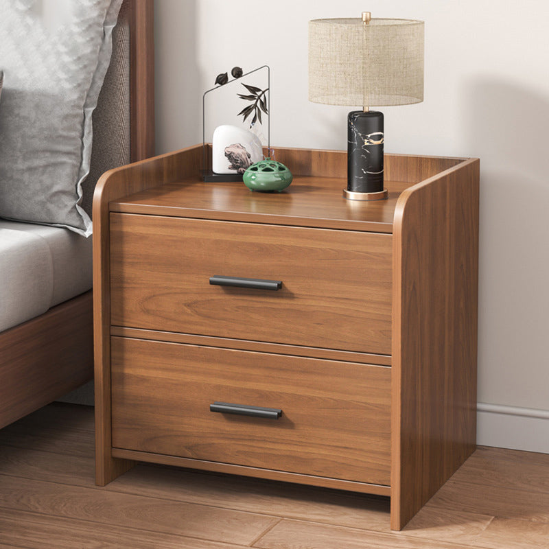 Table de nuit rectangulaire traditionnelle chinoise en panneau de densité avec 1/2 tiroir pour chambre 