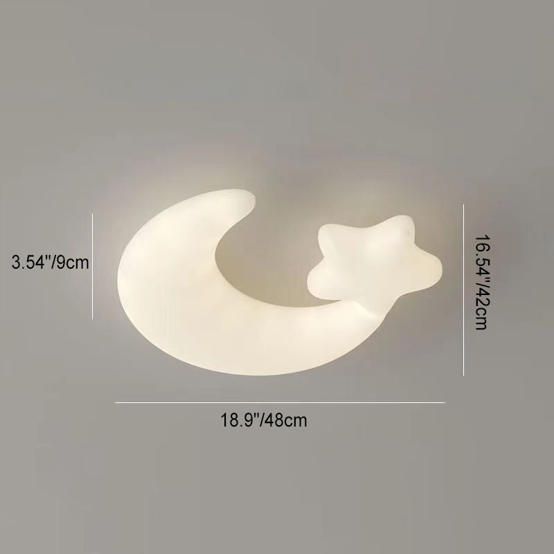 Plafonnier LED en fer en forme d&