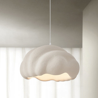 Lampe Suspendue Moderne Minimaliste Ronde en Polyéthylène Haute Densité à 1 Lumière Pour Chambre 