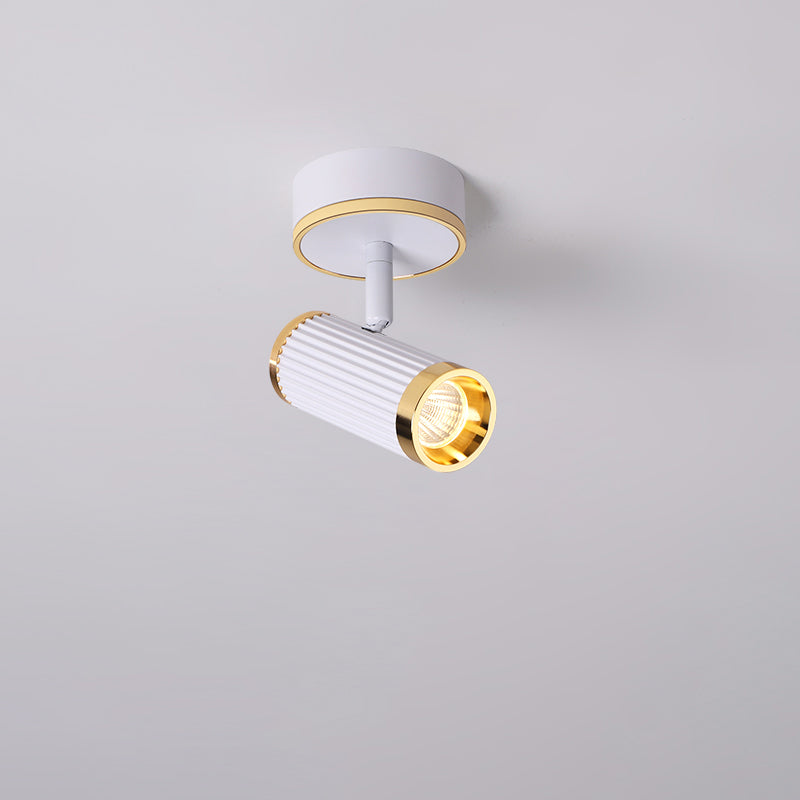 Moderne minimalistische Aluminium Eisen Spotlight LED Semi-Flush Mount Deckenleuchte für Flur