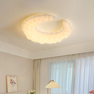 Luz de techo empotrada LED de hierro minimalista moderno para dormitorio 