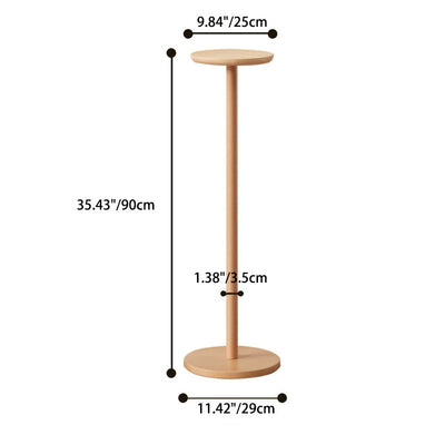 Moderner minimalistischer runder Holztisch für das Wohnzimmer 