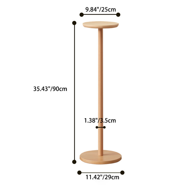Moderner minimalistischer runder Holztisch für das Wohnzimmer 