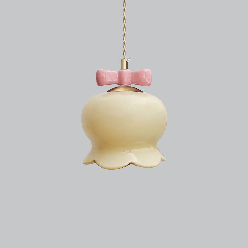 Art déco moderne nœud papillon cloche fleur d&