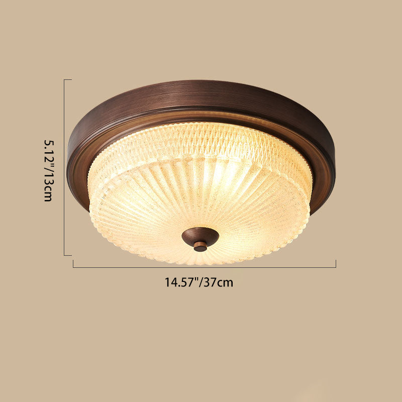 Luz de techo empotrada de 3 luces de vidrio esmerilado de simplicidad contemporánea para dormitorio 