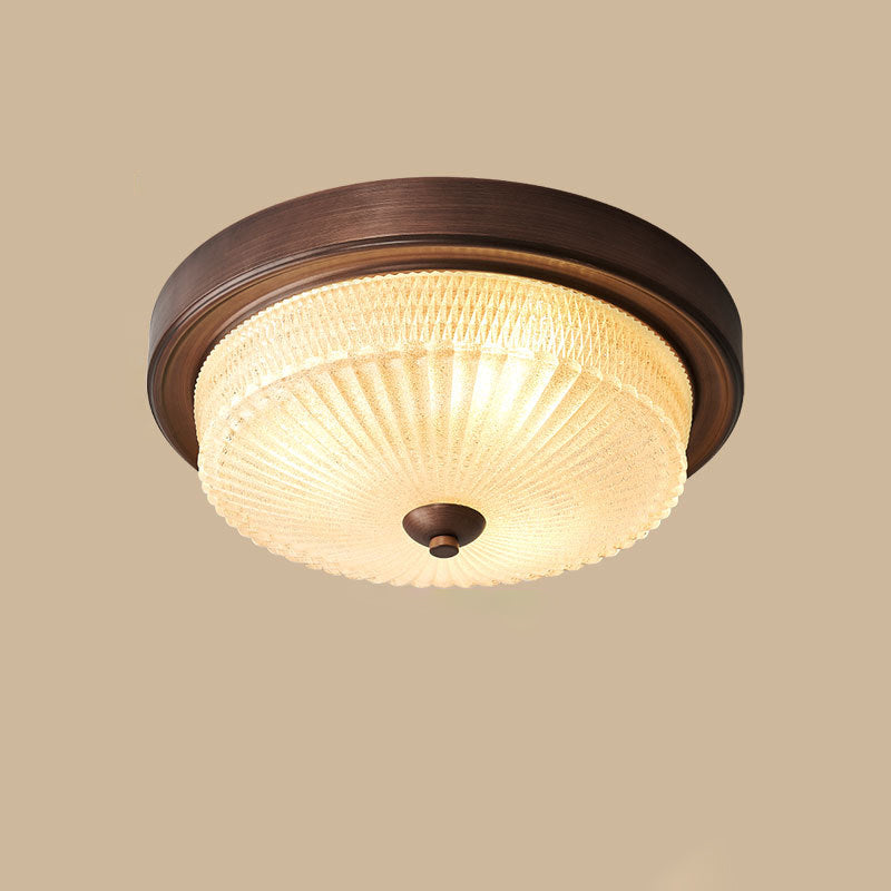 Luz de techo empotrada de 3 luces de vidrio esmerilado de simplicidad contemporánea para dormitorio 