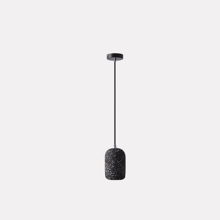 Luz colgante LED de cemento cilíndrico minimalista industrial escandinavo 