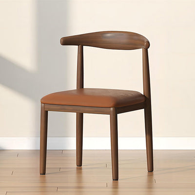 Chaise de salle à manger en cuir simplicité moderne tissu acier au carbone éponge émulsion dossier carré pour salle à manger 