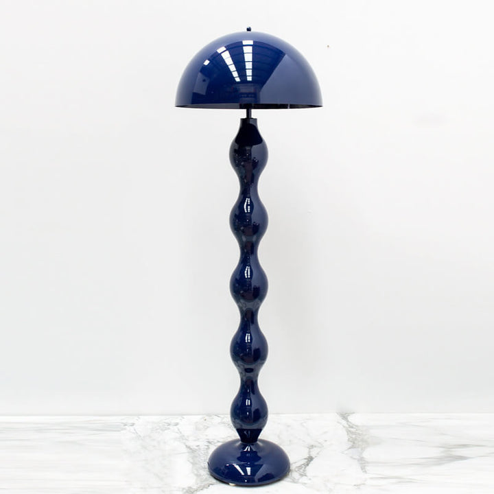 Macaron Mushroom Shape Iron Lampshade 1-Light Standing Floor Lamp