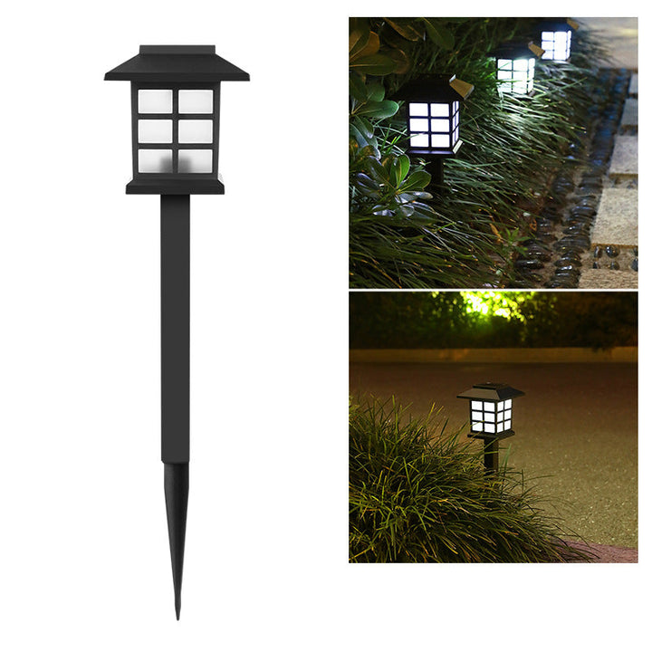 Lumière de Paysage Extérieure LED ABS Solaire Étanche Rustique Traditionnelle pour Jardin 