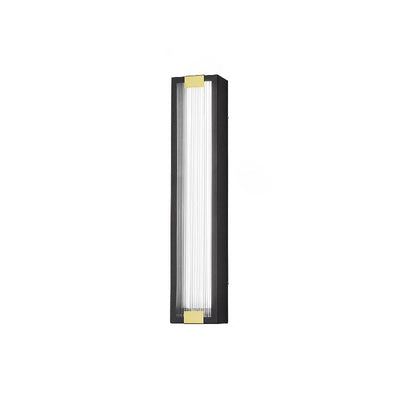 Applique murale LED étanche en acier inoxydable, rectangulaire de luxe moderne, lampe pour Patio extérieur 