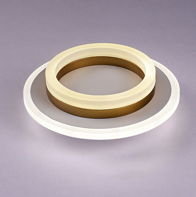 Nordic Simple Acrylic Square Circle Iron LED Flush Mount Ceiling Light