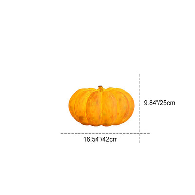 Contemporary Creative Waterproof Pumpkin Resin LED Portable Outdoor Light For Garden