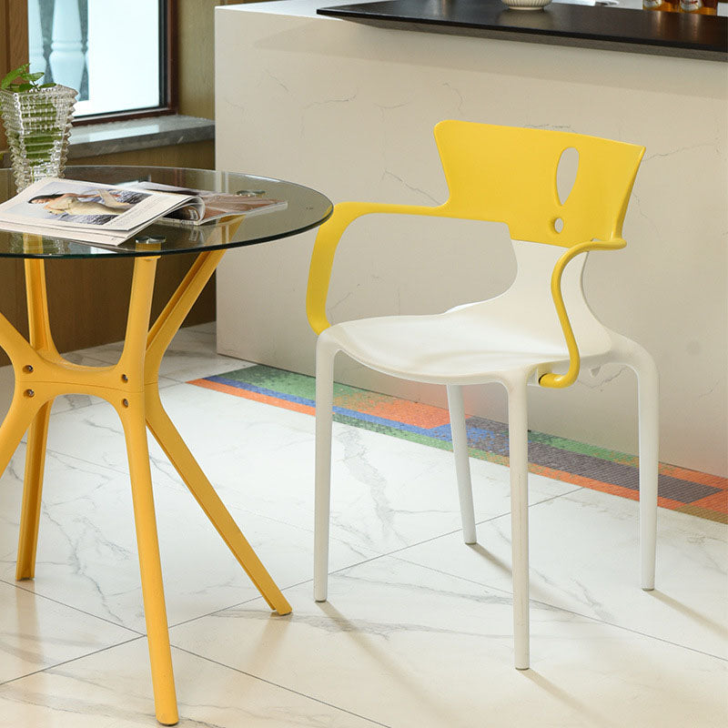 Chaise de salle à manger contemporaine scandinave PP carré point d&