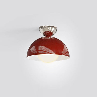 Éclairage encastré semi-circulaire moderne et simple en fer forgé à 1 lumière 
