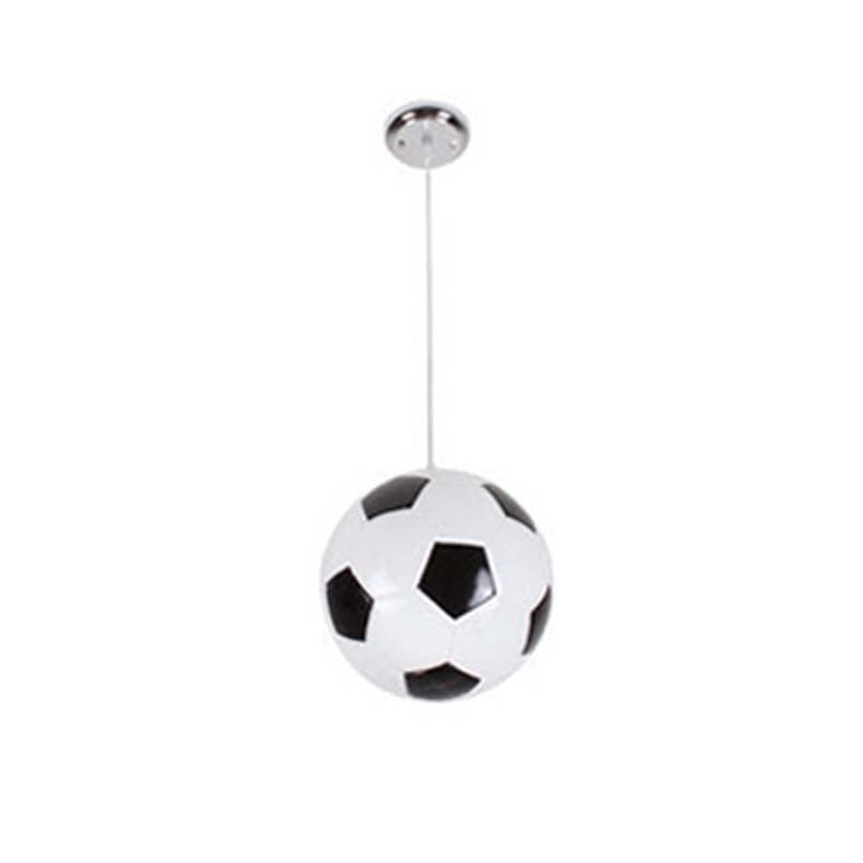 Suspension Luminaire à 1 Lumière avec Abat-jour en Verre et Fer Créatif Contemporain pour Chambre 