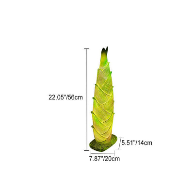 Outdoor Waterproof Resin Green Bamboo Shoots LED Lawn Landscape Light