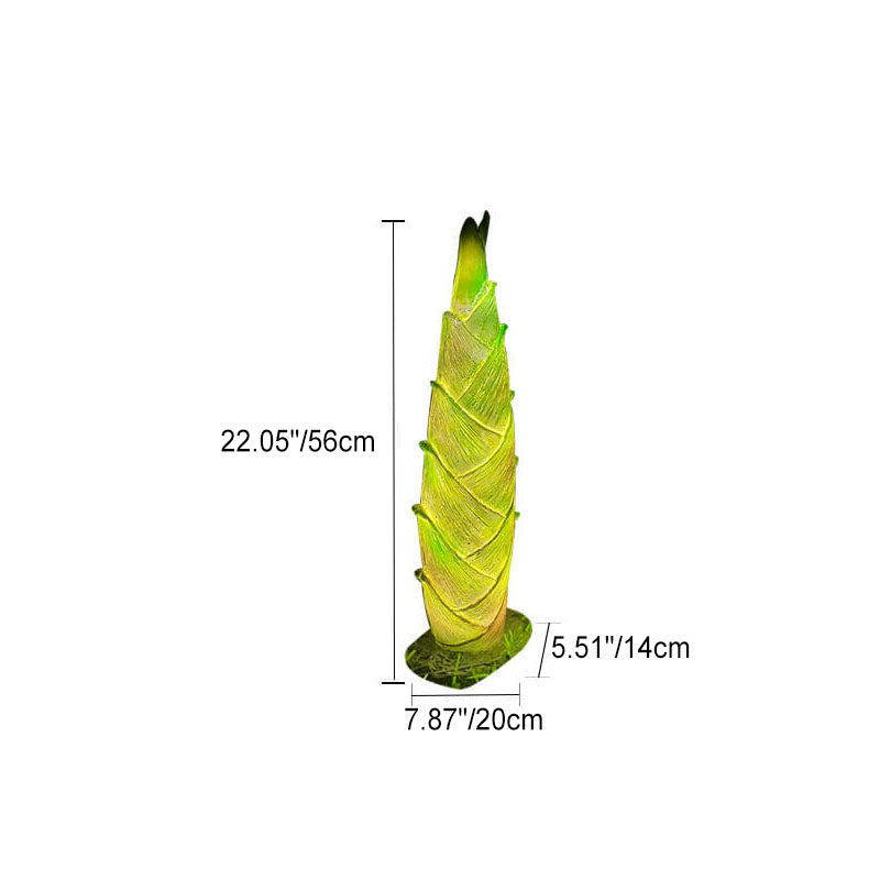 Outdoor Waterproof Resin Green Bamboo Shoots LED Lawn Landscape Light