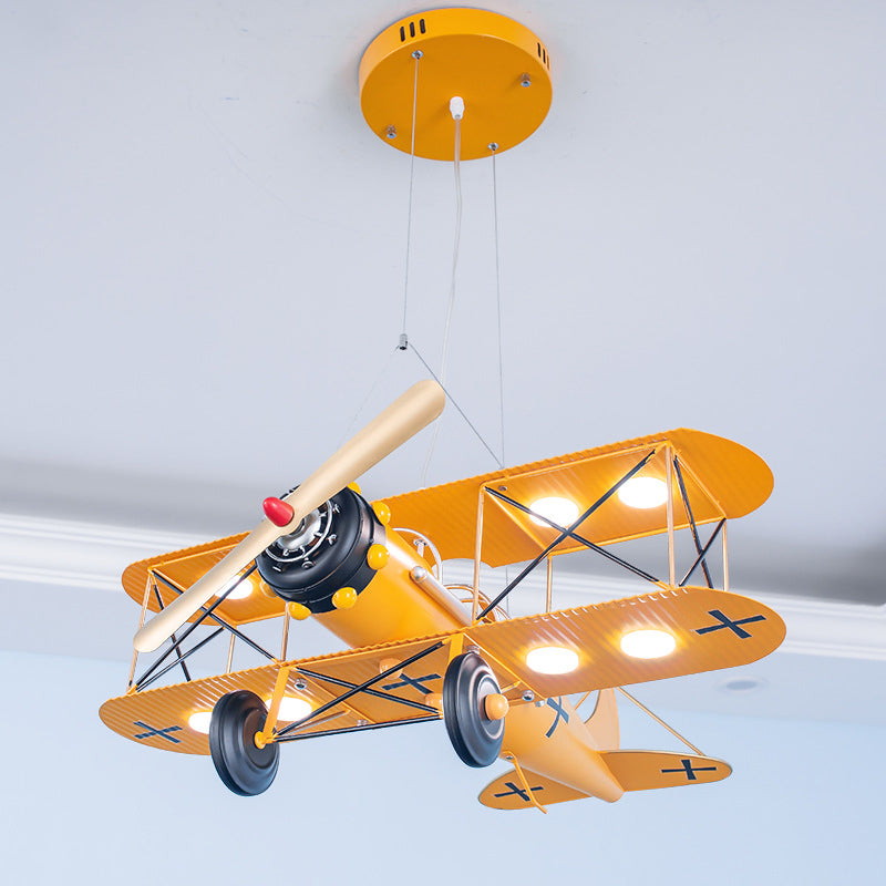 ثريا LED أكريليك للأطفال المعاصرين بتصميم الطائرات لأجهزة غرف النوم 