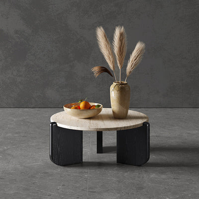 Traditioneller japanischer Marmortisch aus Holz für das Wohnzimmer 