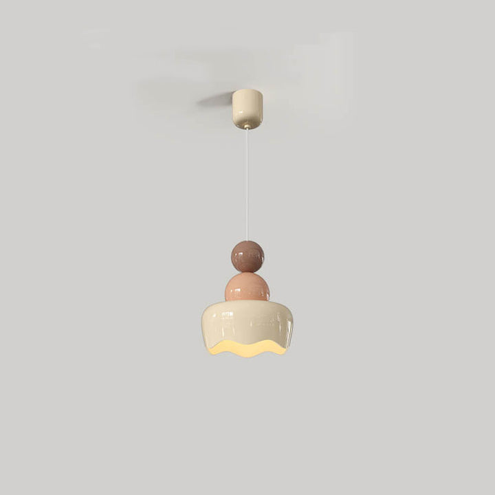Moderner Macaron-Globus Vollspektrum 1-Licht Pendelleuchte 