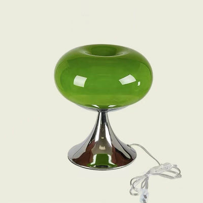 Modern Nordic Minimalist Stainless steel Iron Glass Shade LED Table Lamp