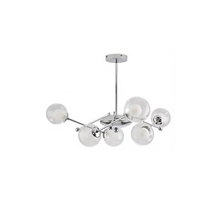 Lustre moderne créatif avec constellation de la Balance en fer 4/6/8/10 lumières 