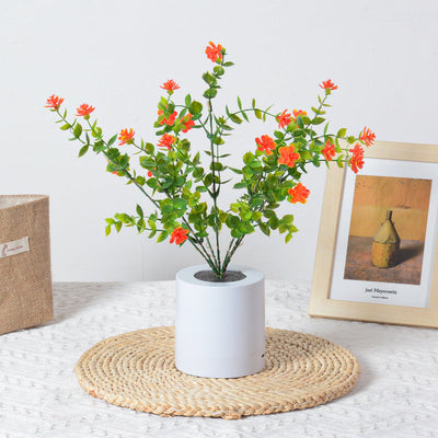 Moderne minimalistische Kunststoff Blume Lotus LED Tischlampe für Wohnzimmer 