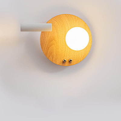 Moderne minimalistische LED-Wandleuchte aus Aluminium 