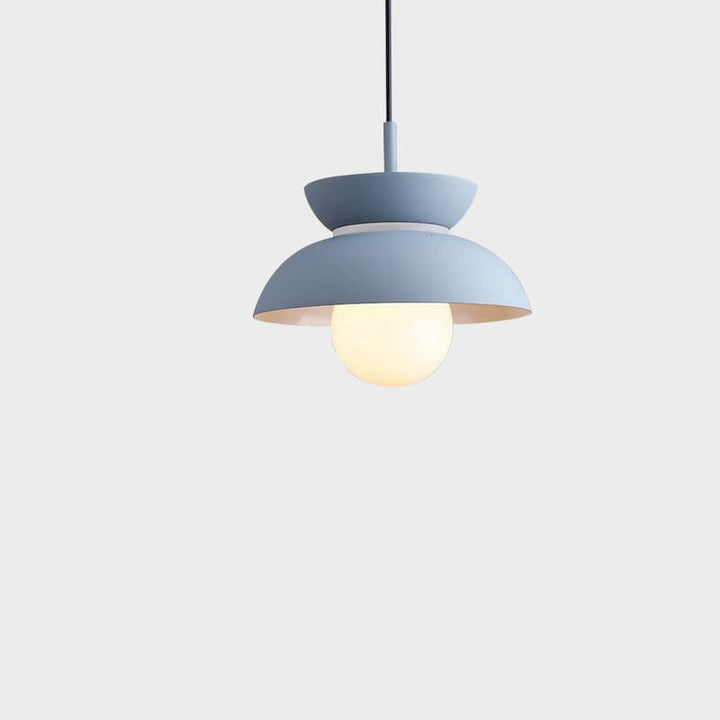 Nordische minimalistische Farbe solider Aluminium 1-Licht Pendelleuchte 