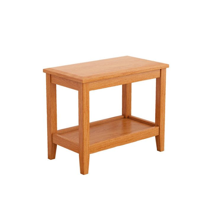 Table basse ovale en bois chinois traditionnel à deux niveaux pour salon 