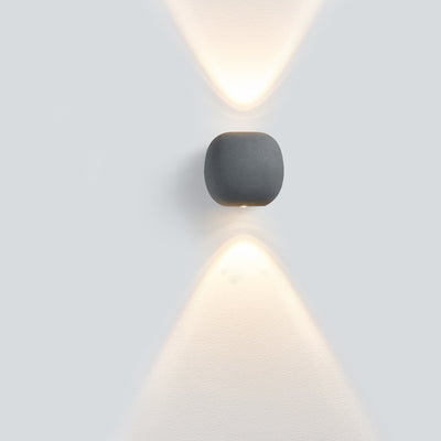 Modern Simplicity Aluminum Spherical LED Wall Sconce Lamp For Hallway
