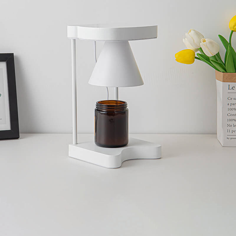 Moderne Atmosphäre Kegel Eisen Aromatherapie 1-Licht Wachsschmelz-Tischlampe 