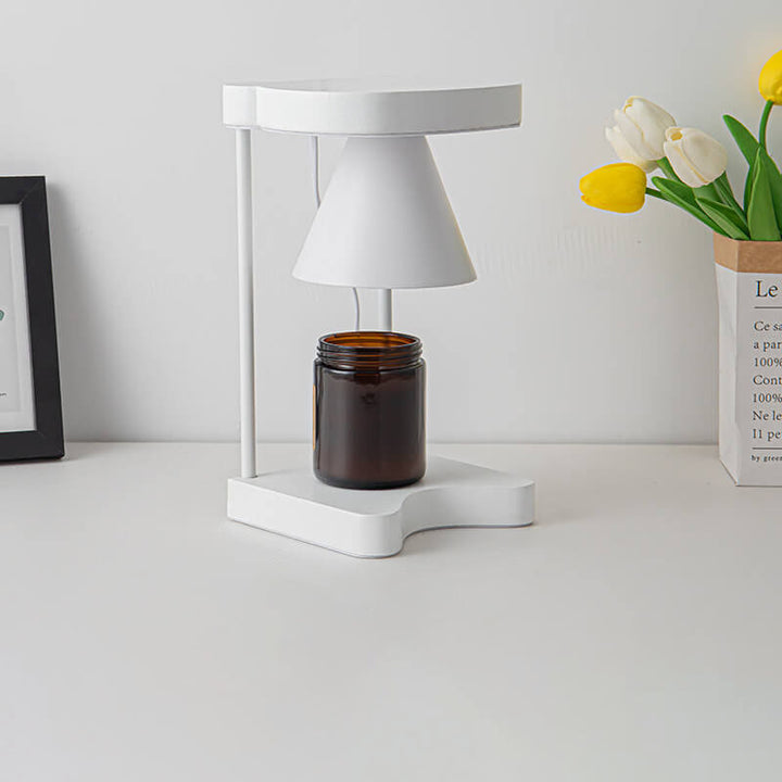 Moderne Atmosphäre Kegel Eisen Aromatherapie 1-Licht Wachsschmelz-Tischlampe 