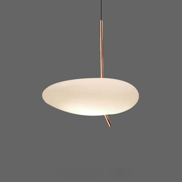 Zeitgenössische nordische Eisenkiesel-LED-Pendelleuchte für Schlafzimmer