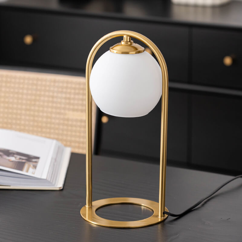 Lampe de table en cire fondante à 1 lumière avec base en matériel blanc crème simple nordique 