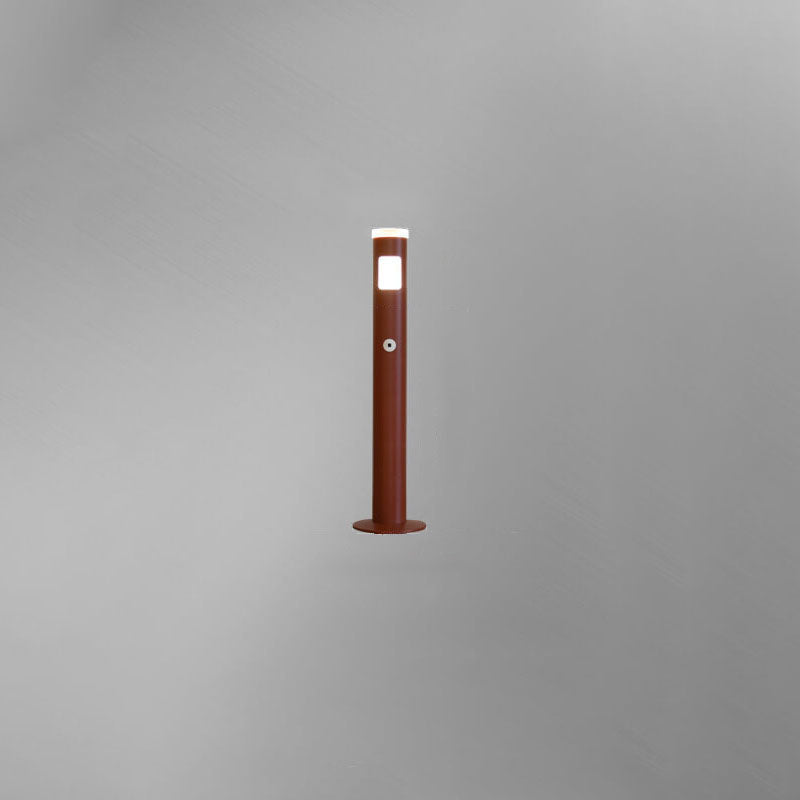Lámpara de Mesa Decorativa LED Cilíndrica Creativa de Aluminio y Acrílico 