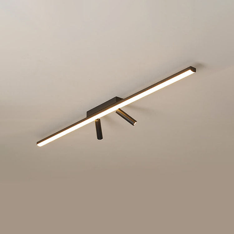 Nordic Minimalist Acrylic Long Strip Track Spotlight LED Flush Mount Ceiling Light