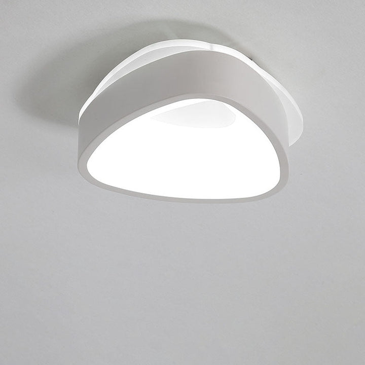 Zeitgenössische Einfachheit Eisen Acryl geometrische Pentagramm LED Unterputz Deckenleuchte für Schlafzimmer 