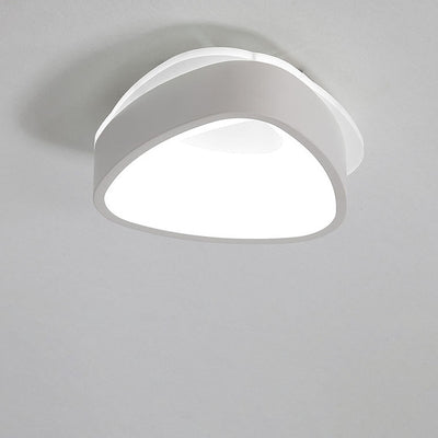 Zeitgenössische Einfachheit Eisen Acryl geometrische Pentagramm LED Unterputz Deckenleuchte für Schlafzimmer 