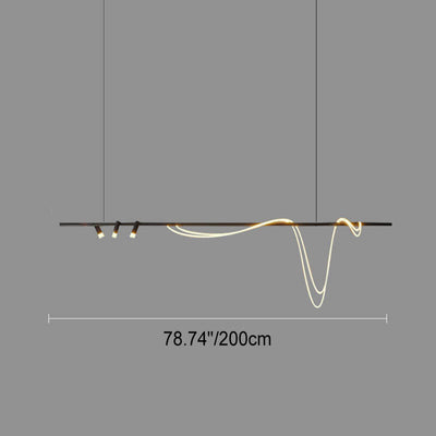 Moderne minimalistische drehbare LED-Wandleuchte