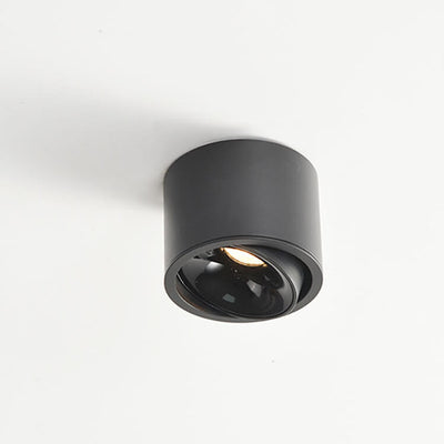 Moderner minimalistischer runder Strahler, verstellbare LED-Deckenleuchte 