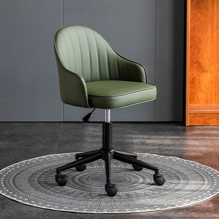 Simplicité Moderne Similicuir Éponge Acier Inoxydable SGS Chaise de Bureau Dossier Mobile Pour Maison Bureau 