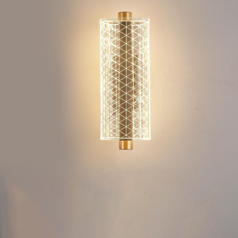 Applique murale LED en acrylique de style moderne mi-siècle pour chambre 