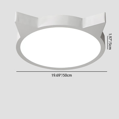 تصميم نورديك ماكرون قطة LED للأطفال ضوء سقف مثبت 